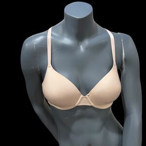 Lot of 2 b.temtp'd bras 30DD T shirt bra underwire 95330 Beige b.tempted